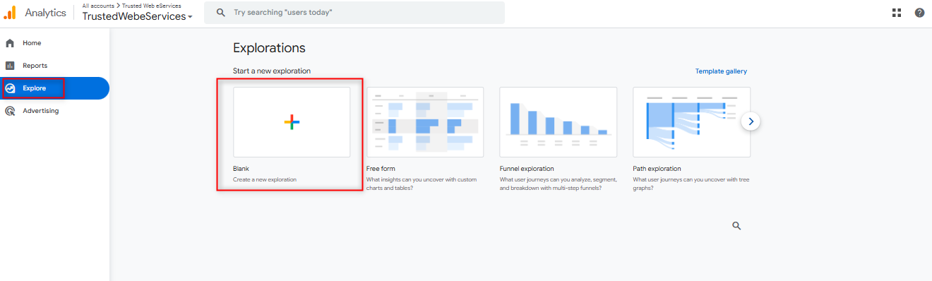 create a custom report