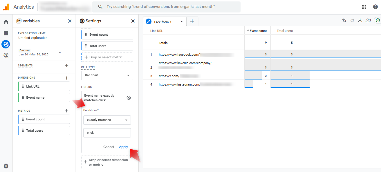 apply a filter for outbound clicks apply a filter for outbound clicks
