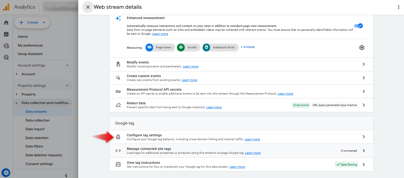 configure tag settings configure tag settings
