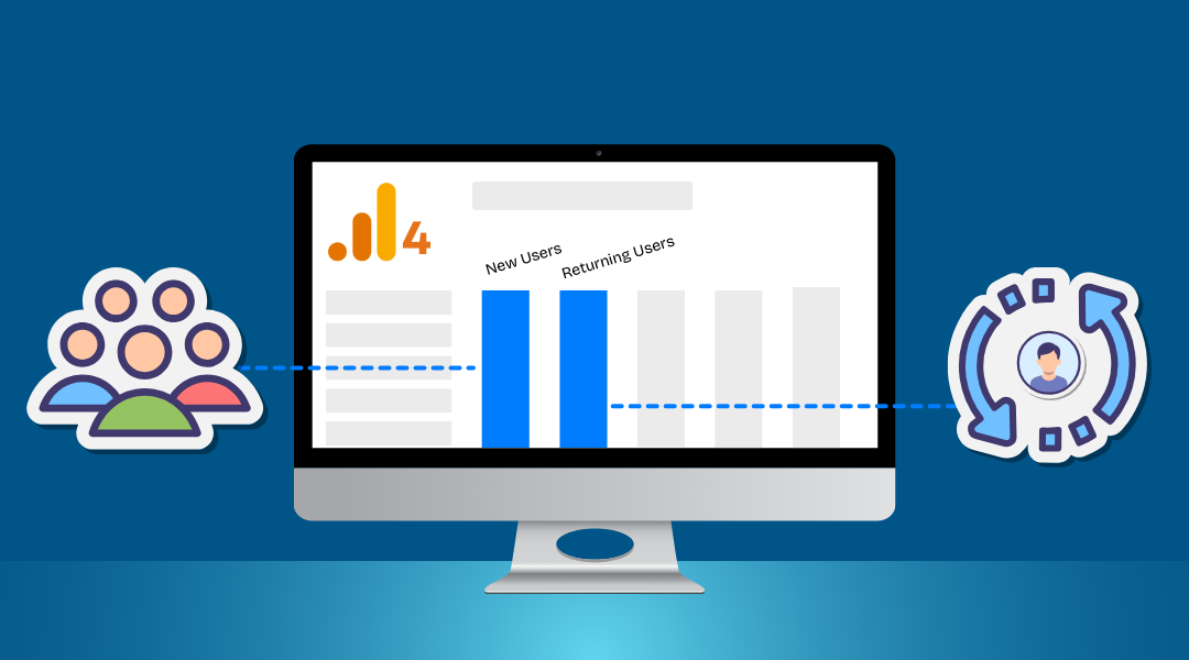 how to find new and returning users in google analytics 4