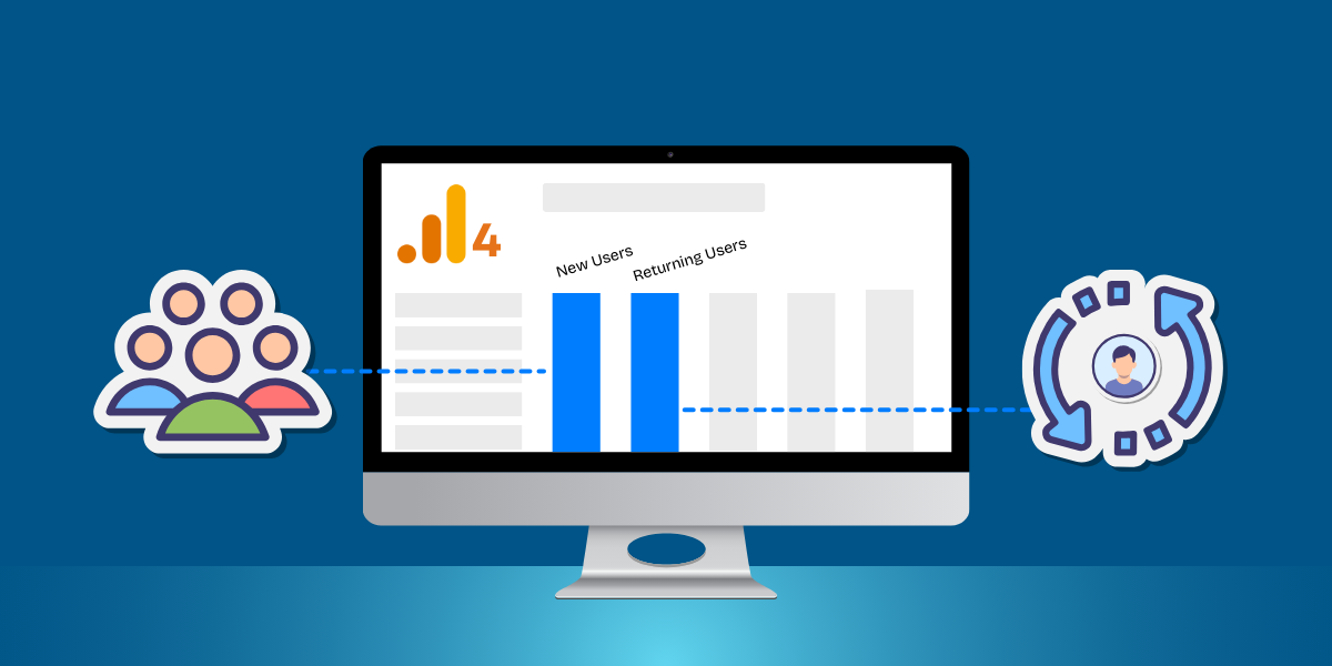 how to find new and returning users in google analytics 4