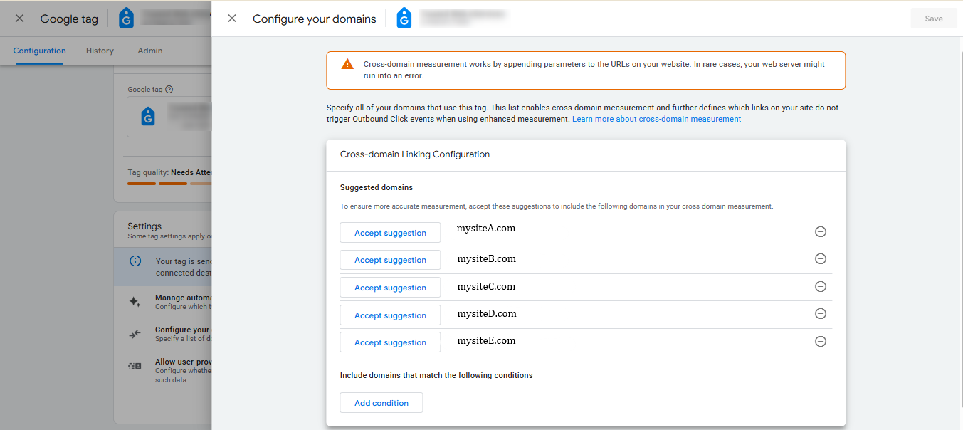 add domains to list add domains to list