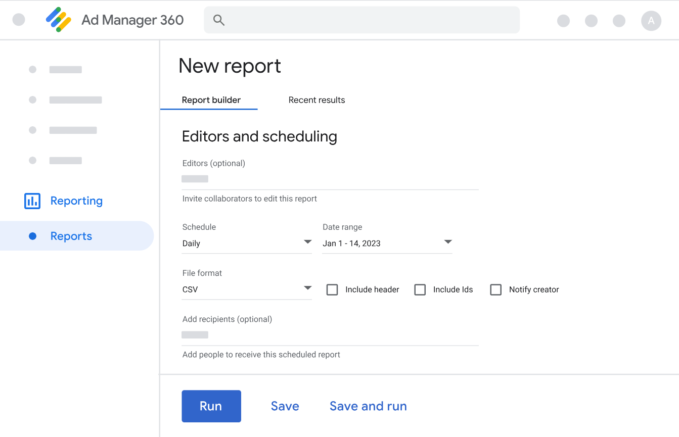 Scheduled Reporting Scheduled Reporting